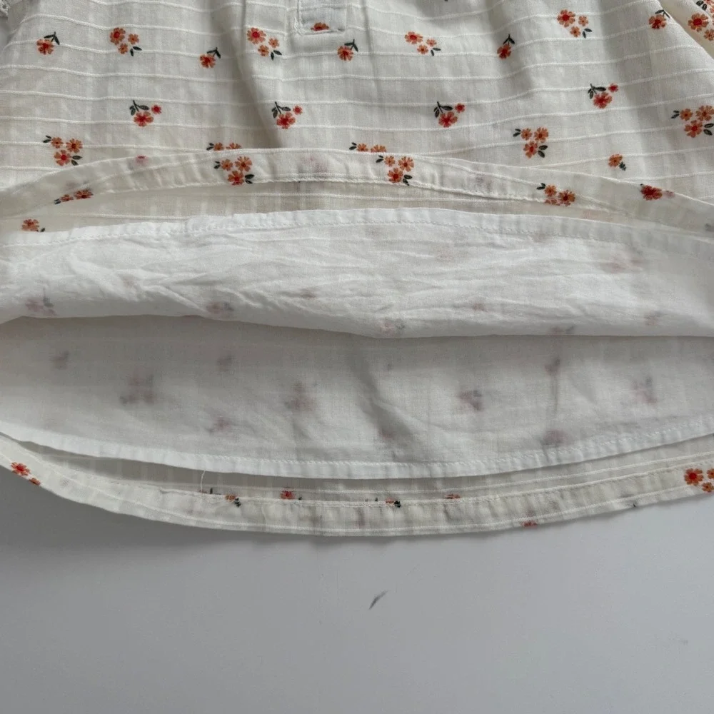 Cupcakes and Cashmere Baby Girl Floral Dress Peter Pan Collar Cottagecore 24M‎